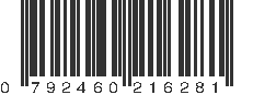 UPC 792460216281