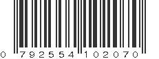 UPC 792554102070