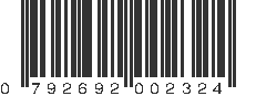 UPC 792692002322