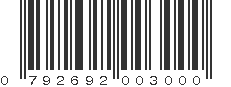 UPC 792692003000