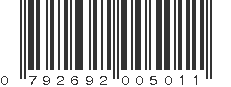 UPC 792692005011