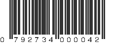 UPC 792734000042