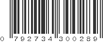 UPC 792734300289