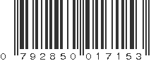 UPC 792850017153