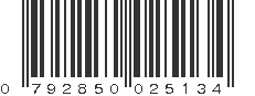 UPC 792850025134