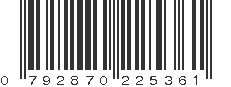 UPC 792870225361