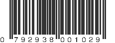 UPC 792938001029