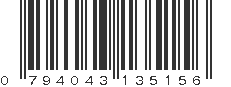 UPC 794043135156