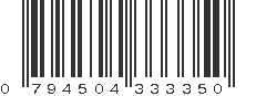 UPC 794504333350