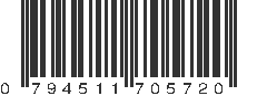 UPC 794511705720