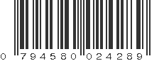 UPC 794580024289