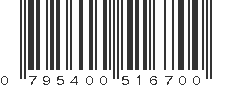 UPC 795400516700