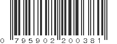 UPC 795902200381