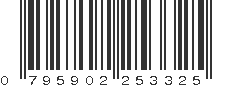 UPC 795902253325