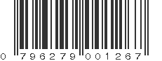 UPC 796279001267