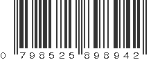 UPC 798525898942