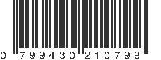 UPC 799430210799