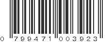 UPC 799471003923