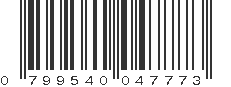 UPC 799540047773