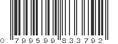 UPC 799599833792