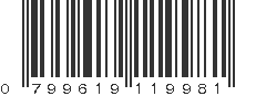 UPC 799619119981