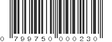 UPC 799750000230