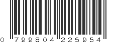 UPC 799804225954