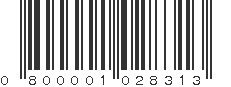 UPC 800001028313