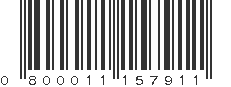 UPC 800011157911