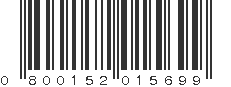 UPC 800152015699