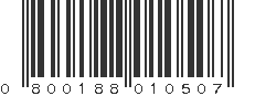 UPC 800188010507