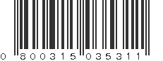 UPC 800315035311