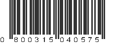 UPC 800315040575