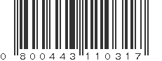 UPC 800443110317