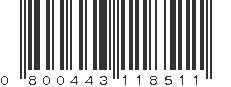 UPC 800443118511