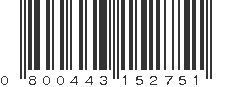 UPC 800443152751