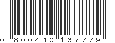 UPC 800443167779