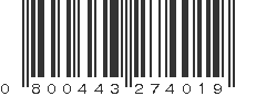 UPC 800443274019