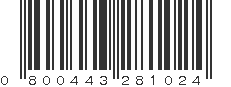 UPC 800443281024