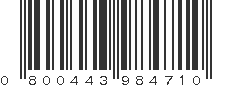 UPC 800443984710