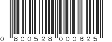 UPC 800528000625