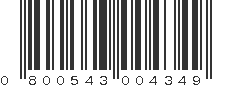 UPC 800543004349