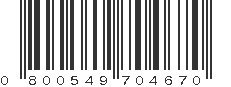 UPC 800549704670