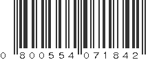 UPC 800554071842