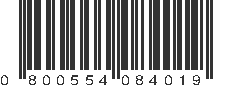 UPC 800554084019