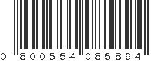 UPC 800554085894