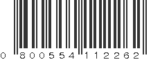 UPC 800554112262