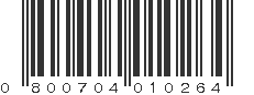 UPC 800704010264