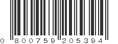 UPC 800759205394