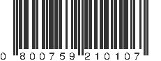 UPC 800759210107